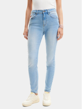 Desigual Desigual Jeansy Delaware 24SWDD26 Světle modrá Slim Fit
