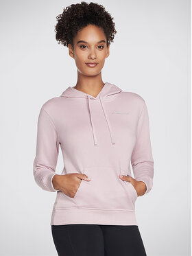 Skechers Skechers Світшот Signature Po Hoodie WHD116 Рожевий Regular Fit