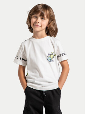 Coccodrillo Coccodrillo T-shirt ZC4143202WBK Bijela Regular Fit