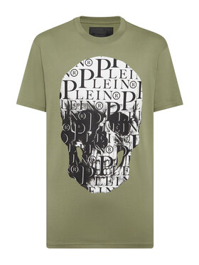 PHILIPP PLEIN PHILIPP PLEIN T-shirt 9419 Verde Regular Fit