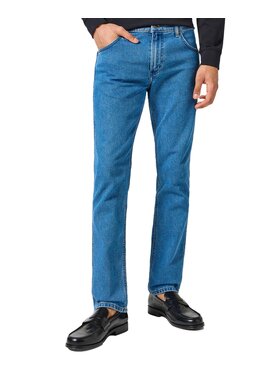 Wrangler Wrangler Jeansy 112355021 Niebieski Straight Fit