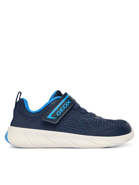 Geox Geox Sneakersy J Foot-Run Boy J65PDB 06K9J CF44D M Tmavomodrá