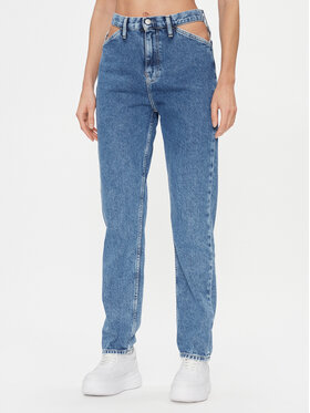 Calvin Klein Jeans Calvin Klein Jeans Džínsy Authentic Slim Straight Cut Out J20J222433 Modrá Slim Fit