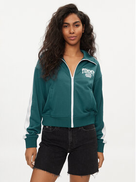 Tommy Jeans Tommy Jeans Світшот Varsity DW0DW17783 Зелений Regular Fit