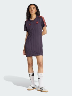 adidas adidas Sukienka codzienna FC Bayern Terrace Icons Fioletowy