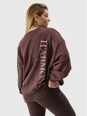 4F 4F Felpa 4FWSS24TSWSF1055 Marrone Oversize
