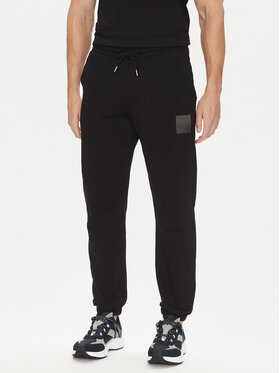HUGO HUGO Pantaloni da tuta Dusplitan 50542866 Nero Relaxed Fit