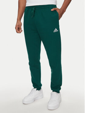 adidas adidas Spodnie dresowe Essentials IJ8892 Zielony Regular Fit