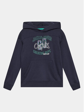 Jack&Jones Junior Jack&Jones Junior Majica dugih rukava 12243086 Tamnoplava Loose Fit