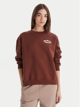 New Balance New Balance Mikina WT53516 Hnedá Relaxed Fit