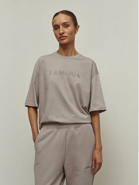 La Mania La Mania T-shirt LUCY 3 Beige Classic Fit