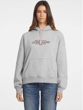 Guess Guess Bluza 165731 Szary Classic Fit