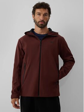4F 4F Kurtka softshell 4FWAW26TSOFM608-60S Czerwony Regular Fit