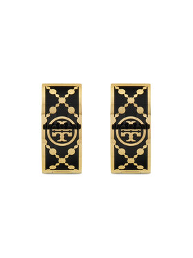 Tory Burch Naušnice Small T Monogram Hoop Earring 157223 Zlatna