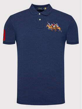 Polo Ralph Lauren Polo Ssl 710814437003 Tamnoplava Slim Fit