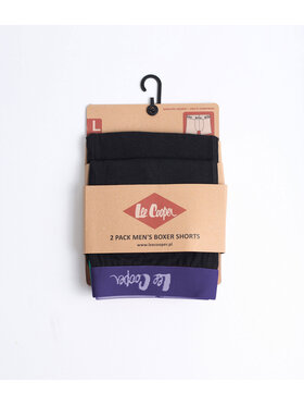 Lee Cooper Lee Cooper Komplet 2 par bokserek DUOBOX Kolorowy