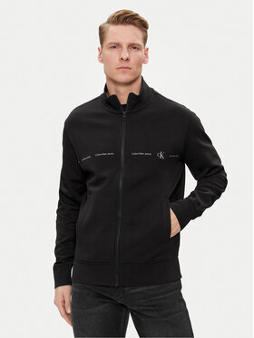 Calvin Klein Jeans Calvin Klein Jeans Felpa Logo Repeat J30J325493 Nero Regular Fit