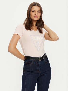 Guess Guess T-särk W5RI21 J1314 Beež Regular Fit