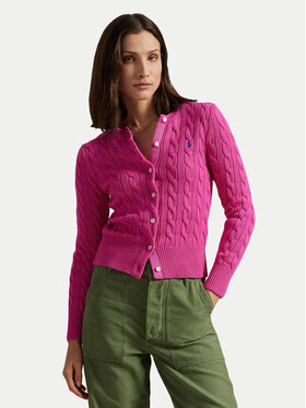Polo Ralph Lauren Polo Ralph Lauren Kardigán 211891643019 Ružová Slim Fit