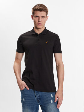Brave Soul Brave Soul Tricou polo MPS-131KUROKIC Negru Regular Fit