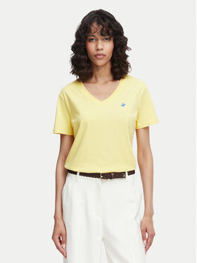 Beverly Hills Polo Club Beverly Hills Polo Club T-krekls P-SS26W-TS5165188 Dzeltens Regular Fit