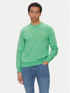 Tommy Hilfiger Tommy Hilfiger Felpa Essential MW0MW37237 Verde Regular Fit