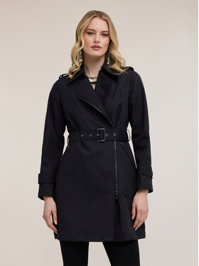 Motivi Motivi Płaszcz zimowy 0006Q000657N0Z3 Czarny Regular Fit