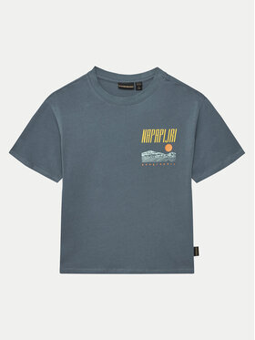 Napapijri Napapijri Tricou S-Sella NP0A4IGX D Albastru Regular Fit