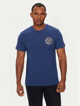 Versace Jeans Couture Versace Jeans Couture T-shirt 77GAHT00 CJ00T Plava Slim Fit