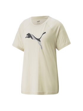 Puma Puma T-Shirt 673066 Beżowy Regular Fit