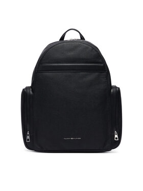 Tommy Hilfiger Tommy Hilfiger Plecak Th Business Leather Backpack AM0AM14684 Czarny