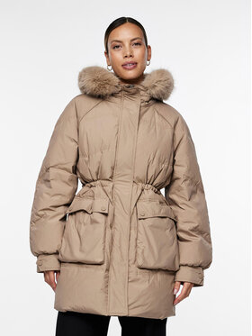 YAS YAS Daunenjacke 26031384 Beige Regular Fit