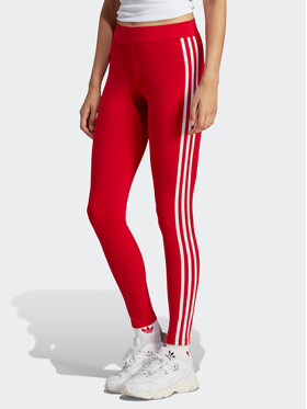 adidas adidas Легінси Adicolor Classics 3-Stripes Leggings IB7382 Червоний