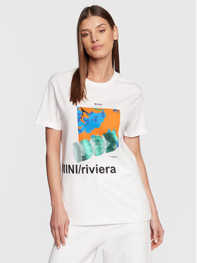 Ice Play Ice Play T-Shirt 23E U2M0 F023 6324 1101 Bílá Regular Fit