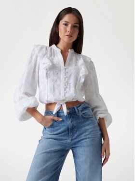 Guess Guess Top 175493 Biały Classic Fit