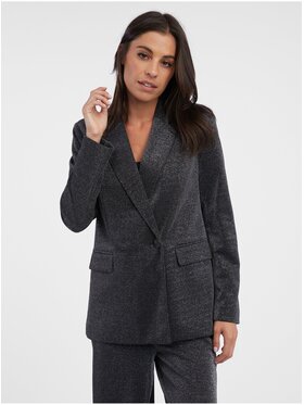 Orsay Orsay Marynarka 482464575000__38 Czarny Regular Fit