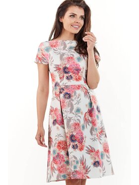 Infinite You Infinite You Sukienka codzienna M163 Kolorowy Basic Fit