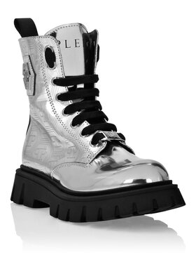 PHILIPP PLEIN PHILIPP PLEIN Kozaki 28554 Srebrny