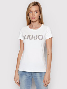 Liu Jo Liu Jo T-Shirt 5A2044 J5003 Bílá Regular Fit