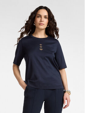 Elena Mirò Elena Mirò T-Shirt G079Z000598N034 Niebieski Slim Fit