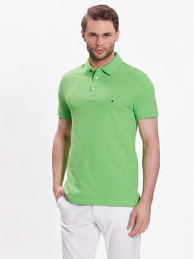 Tommy Hilfiger Tommy Hilfiger Polohemd 1985 MW0MW17771 Grün Slim Fit