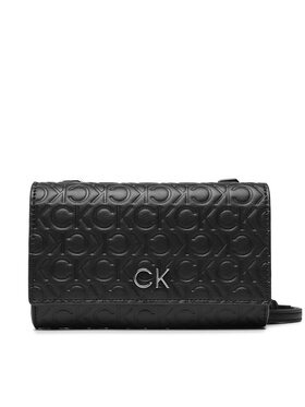 Calvin Klein Calvin Klein Torbica Re-Lock Mini Bag Emb Mono K60K610232 Crna
