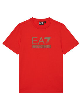 EA7 Emporio Armani EA7 Emporio Armani T-Shirt 7B000350 AF10375 U5005 Červená Regular Fit