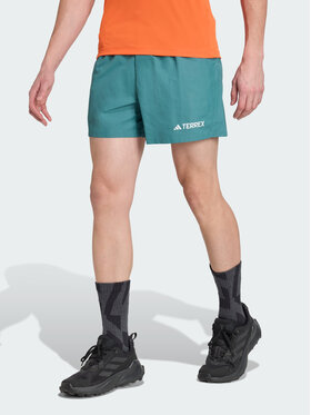 adidas adidas Szorty sportowe Terrex Multi Zielony Regular Fit