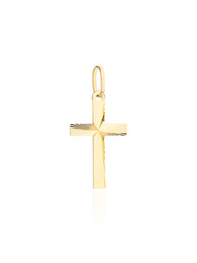 Fugart Fugart Kolczyki krzyżyk diamentowany FUG4-15-C00134-2 Złoty