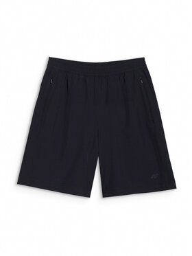 4F 4F Bavlnené šortky BEACHWEAR BASIC Čierna Regular Fit