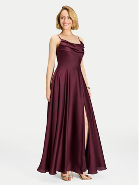 Swing Swing Sukienka wieczorowa 5AI13600 Bordowy Regular Fit