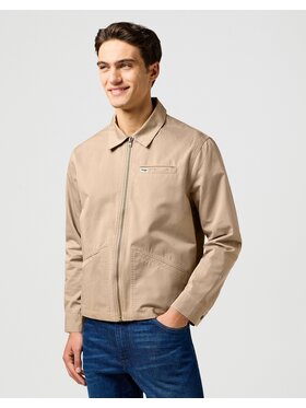 Wrangler Wrangler Kurtka przejściowa RODEO UTILITY JACKET Beżowy Regular Fit