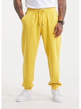 PITBULL PITBULL Spodnie dresowe Washed Lancaster II Żółty Regular Fit