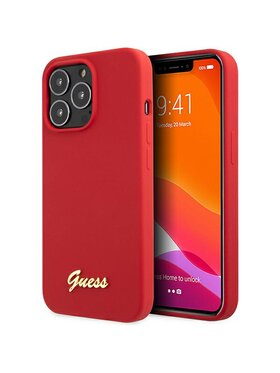Guess Guess Etui na telefon iPhone 13 Pro Max Czerwony